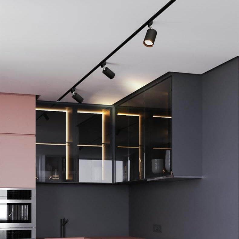 Illuminazione a Binario Moderna con 3/4/5 Luci LED a Incasso