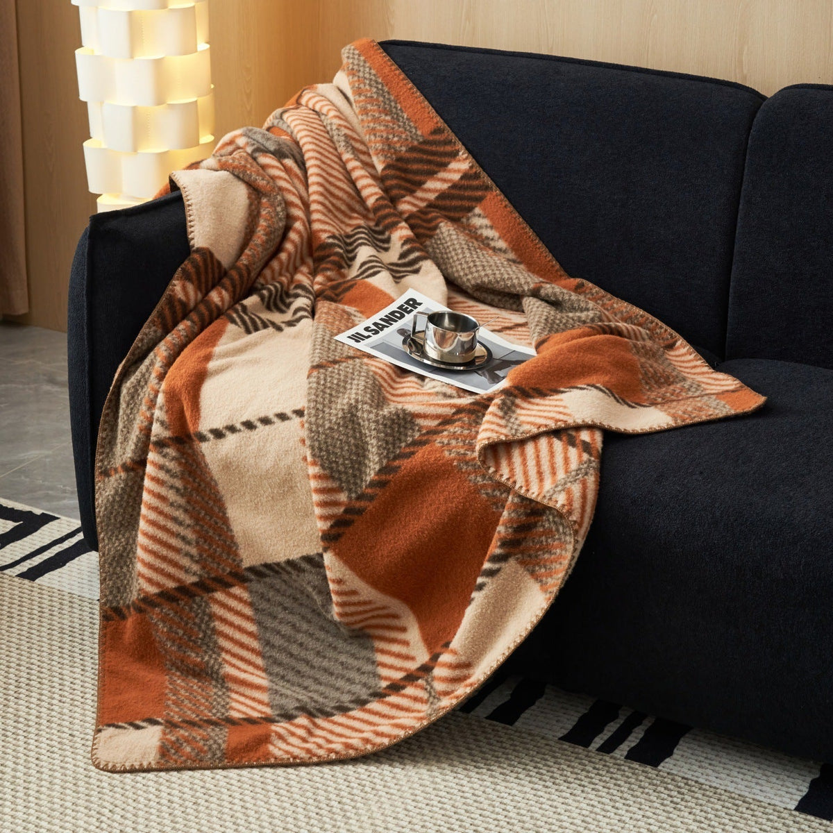 Plaid in Fleece Morbido – Coperta Calda e Decorativa per il Divano