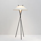 Lampada da Terra Minimalista a Treppiedi – Lampada di Design Moderna per Soggiorno