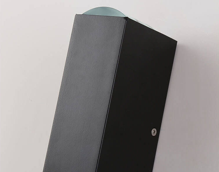Lampada da Parete LED Rettangolare Moderna Minimalista in Alluminio per Esterni