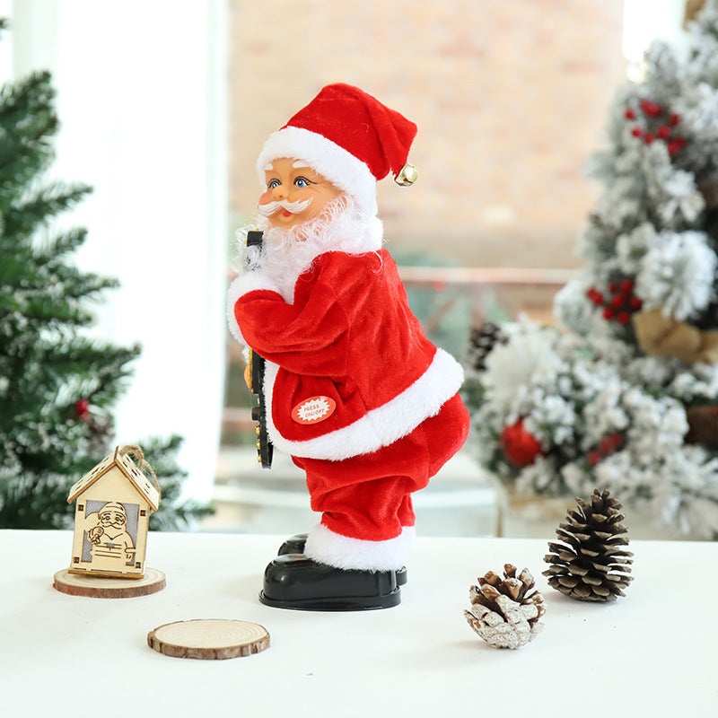 Babbo Natale Ballante con Sedere Nudo – Decorazione Natalizia Divertente