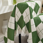 Coperta Decorativa Geruite – Plaid Morbido per Divano e Letto