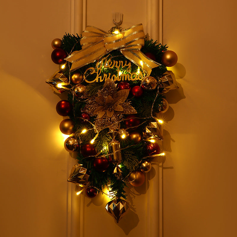 Corona di Natale Festiva – Decorazione Natalizia per Porta e Muro