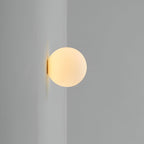 Applique da Parete in Vetro Rotondo Minimalista LED 1 Luce