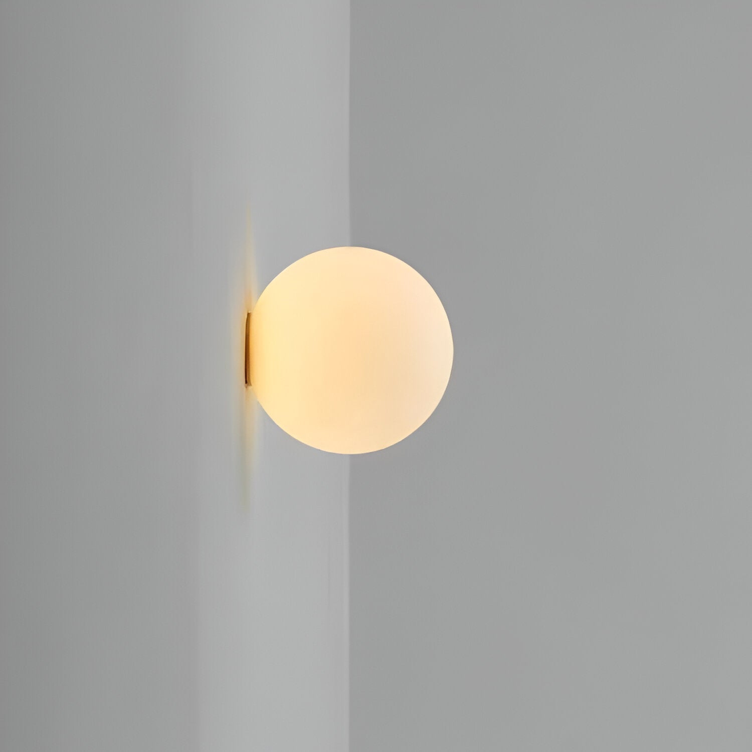 Applique da Parete in Vetro Rotondo Minimalista LED 1 Luce