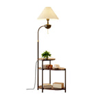 Lampada da Terra con Tavolino – Lampada di Design Salvaspazio per il Soggiorno