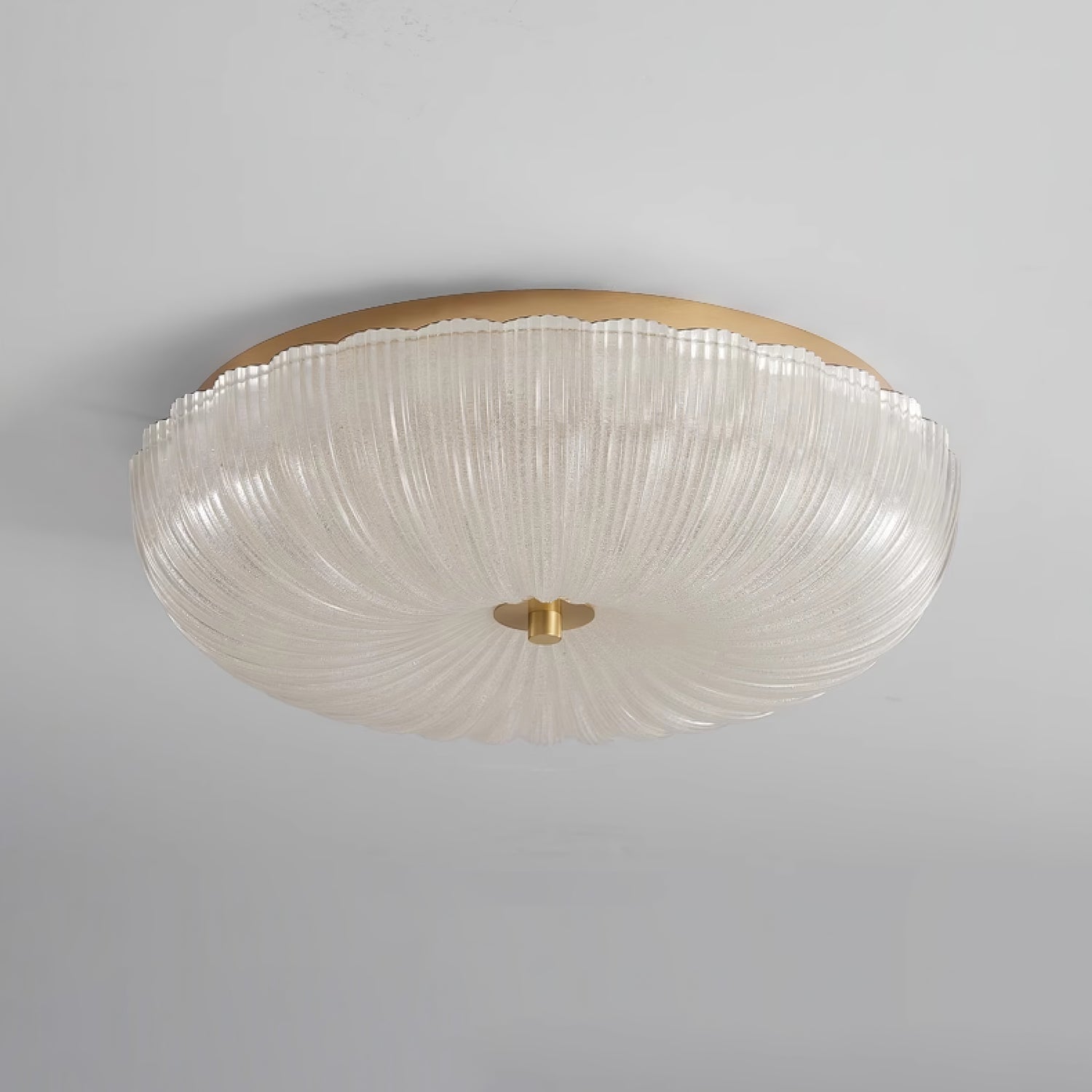 Lampada da Soffitto Halo Vetro Ondulato