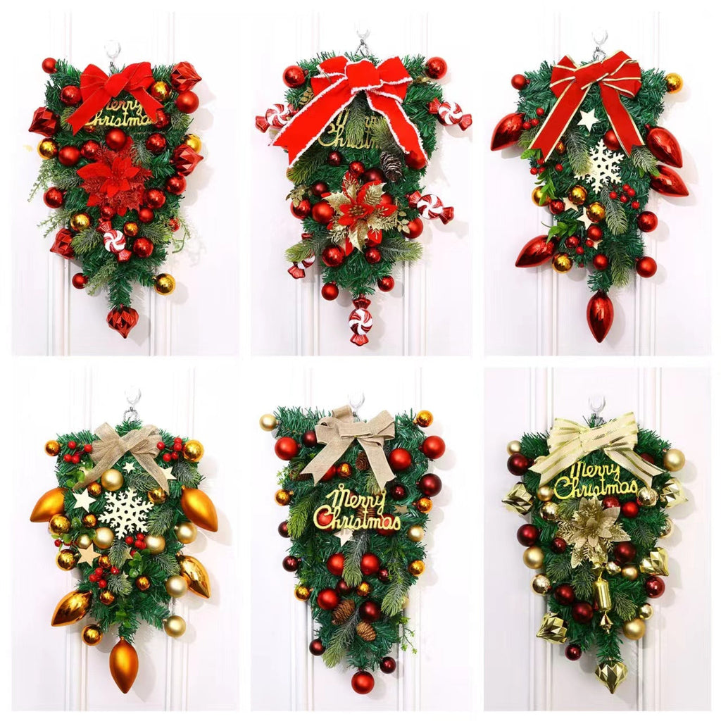 Corona di Natale Festiva – Decorazione Natalizia per Porta e Muro