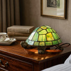 Lampada da Tavolo Oaks Tiffany Verde Tartaruga