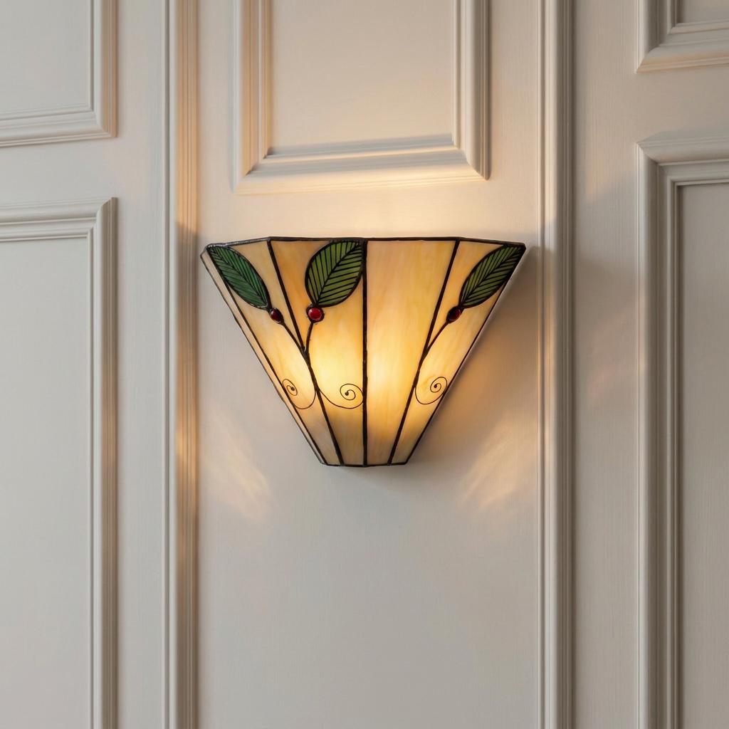 Oaks Tiffany Leaf Wall Light