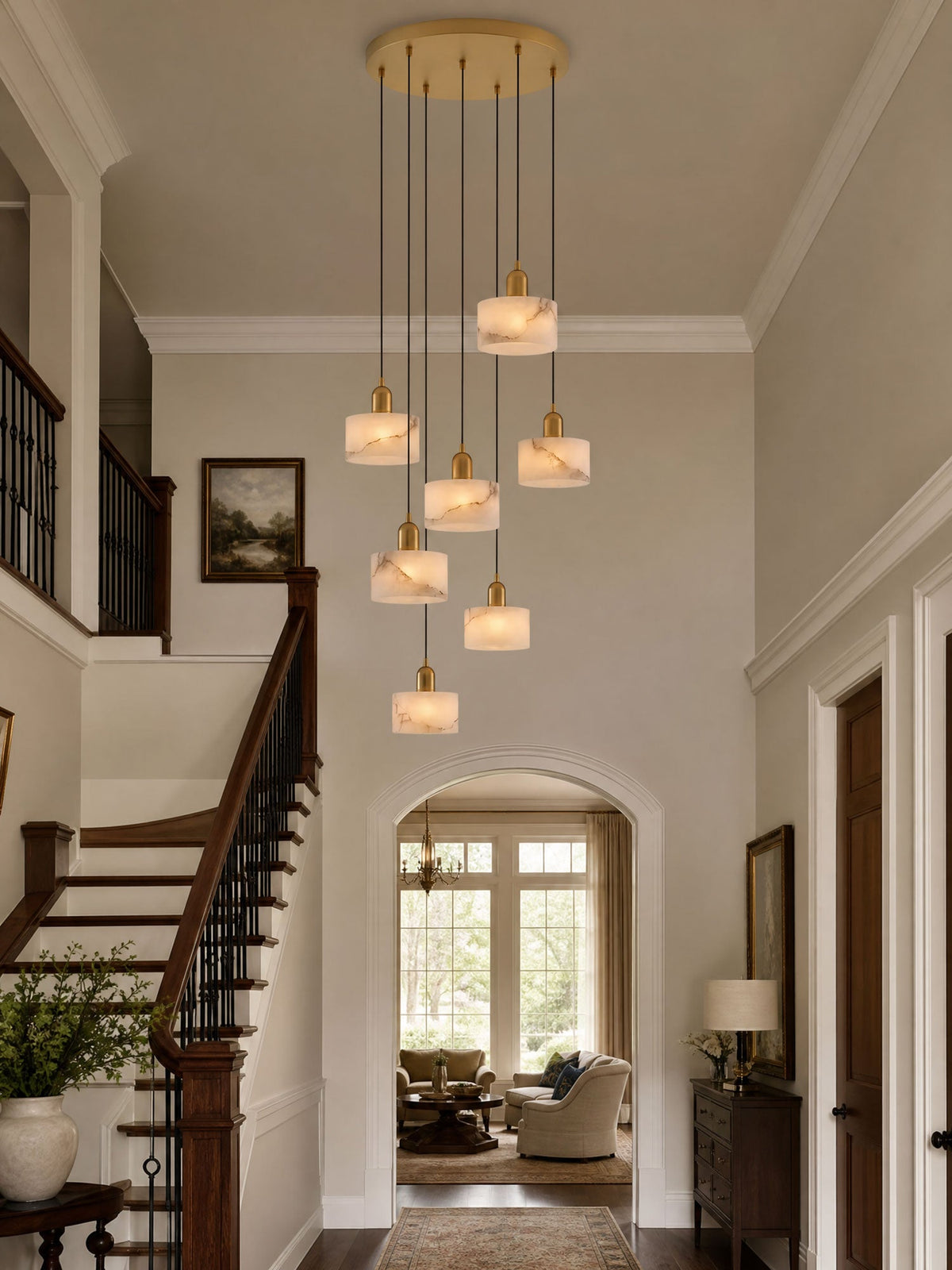 Lampada a sospensione Odyssey Alabaster