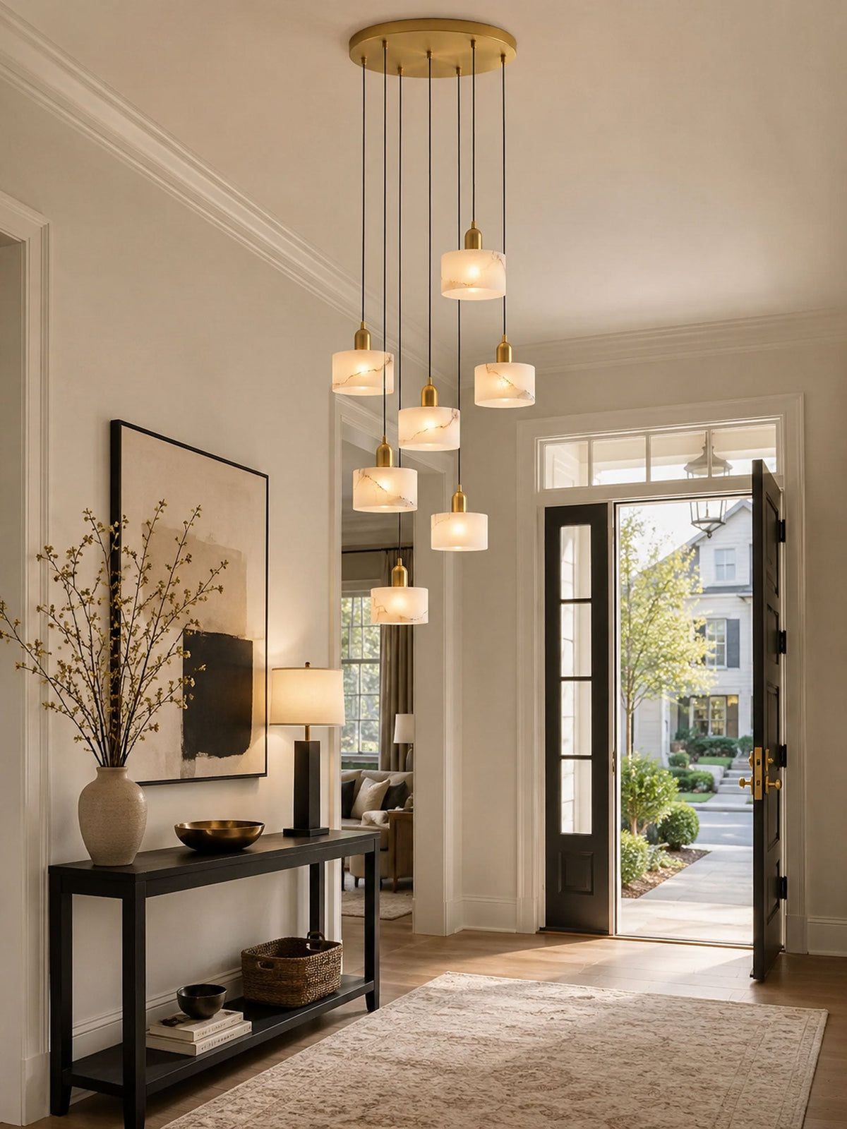 Lampada a sospensione Odyssey Alabaster