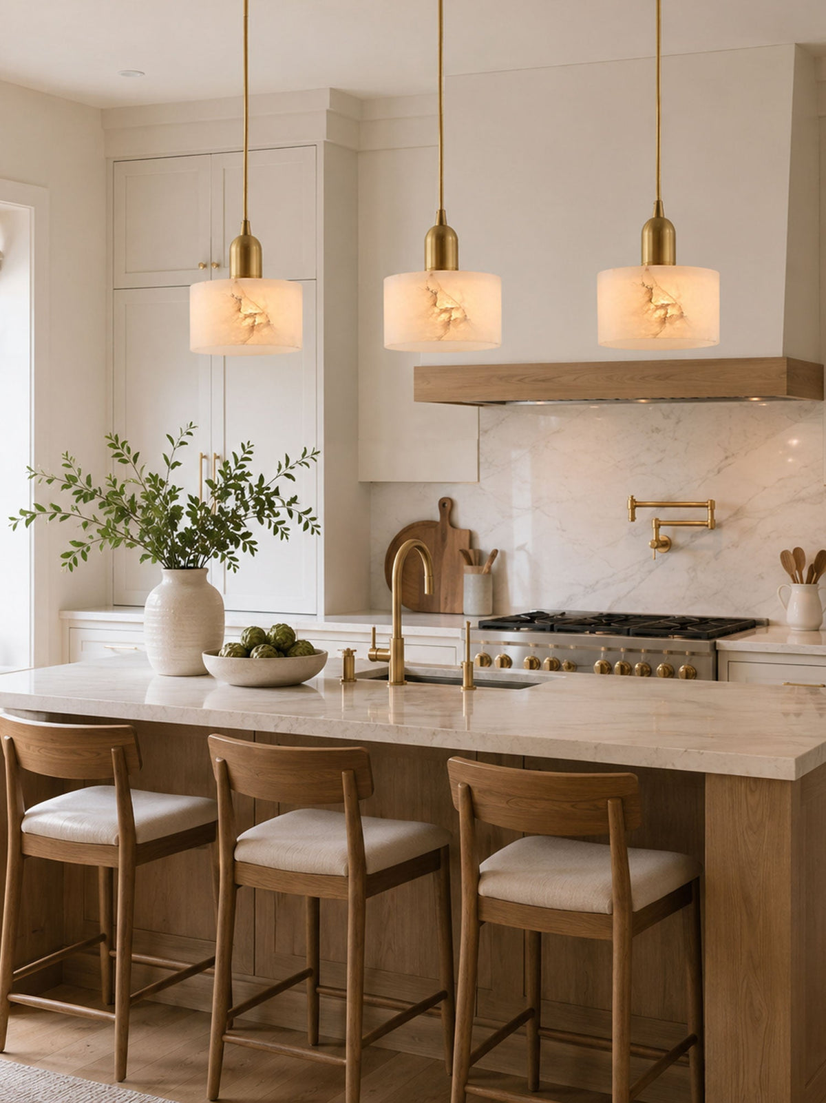 Lampada a sospensione Odyssey Alabaster