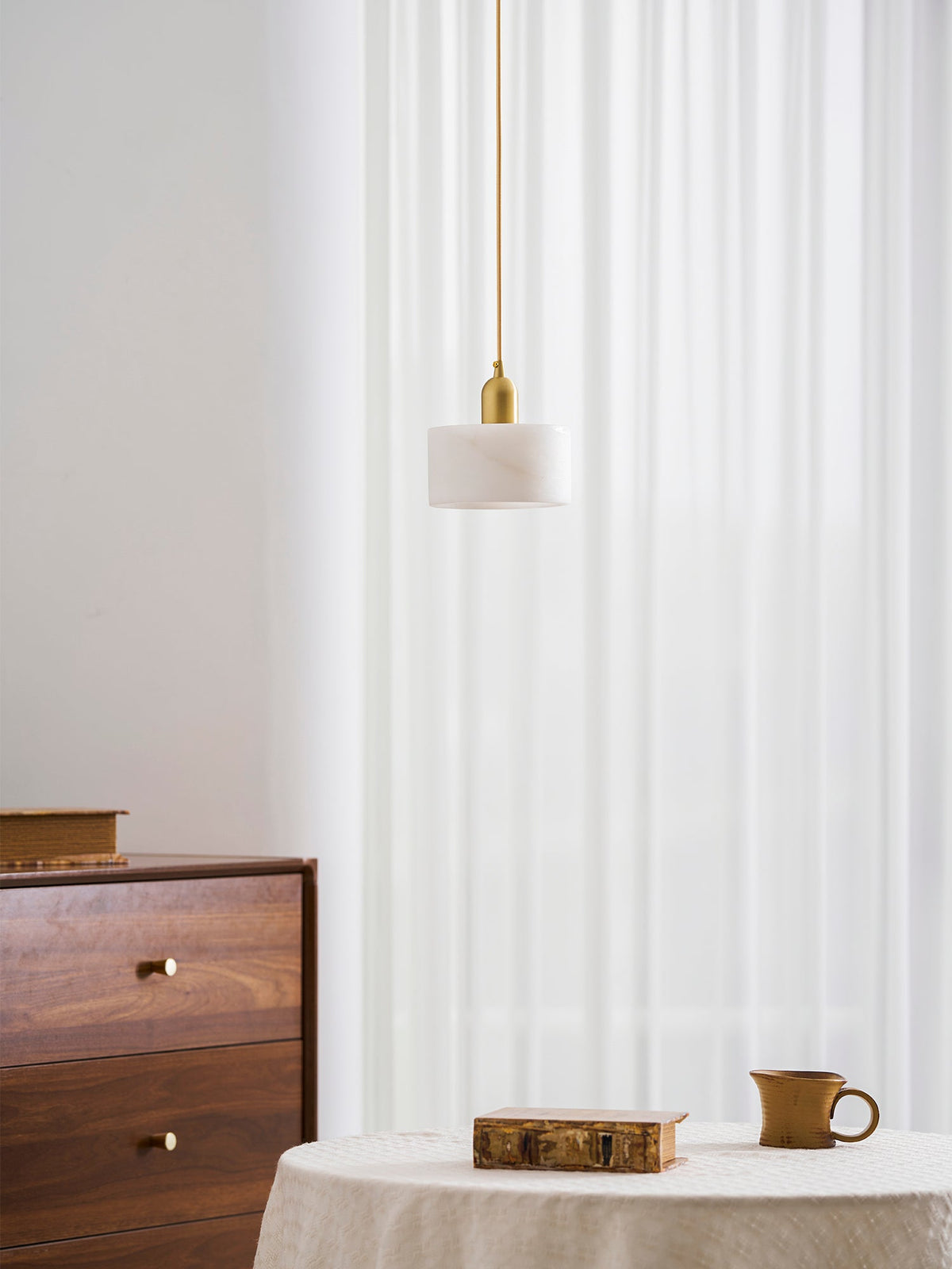 Lampada a sospensione Odyssey Alabaster