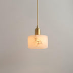Lampada a sospensione Odyssey Alabaster