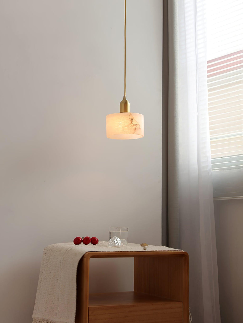 Lampada a sospensione Odyssey Alabaster
