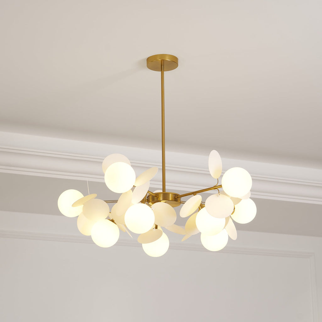 Lampadario Albero Bianco