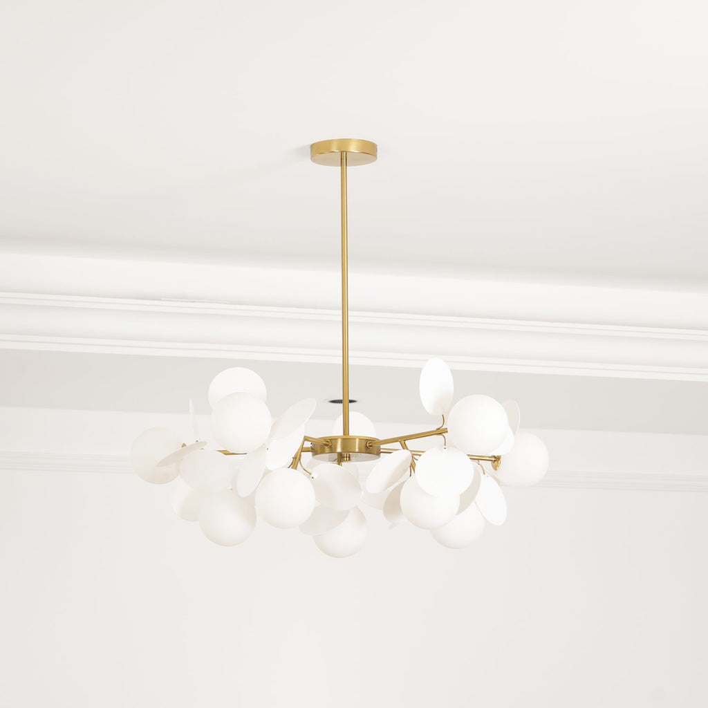 Lampadario Albero Bianco