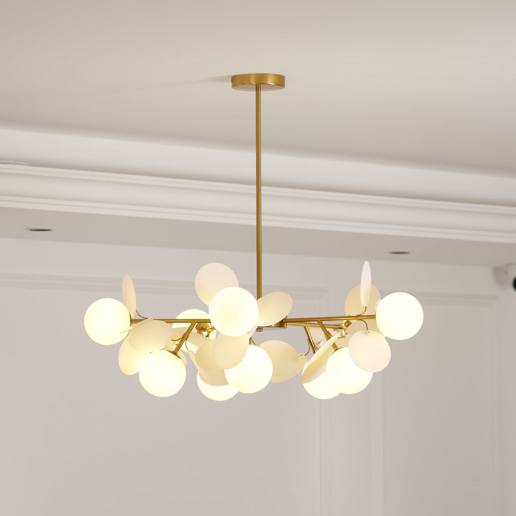 Lampadario Albero Bianco