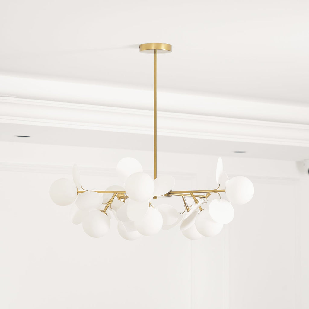 Lampadario Albero Bianco