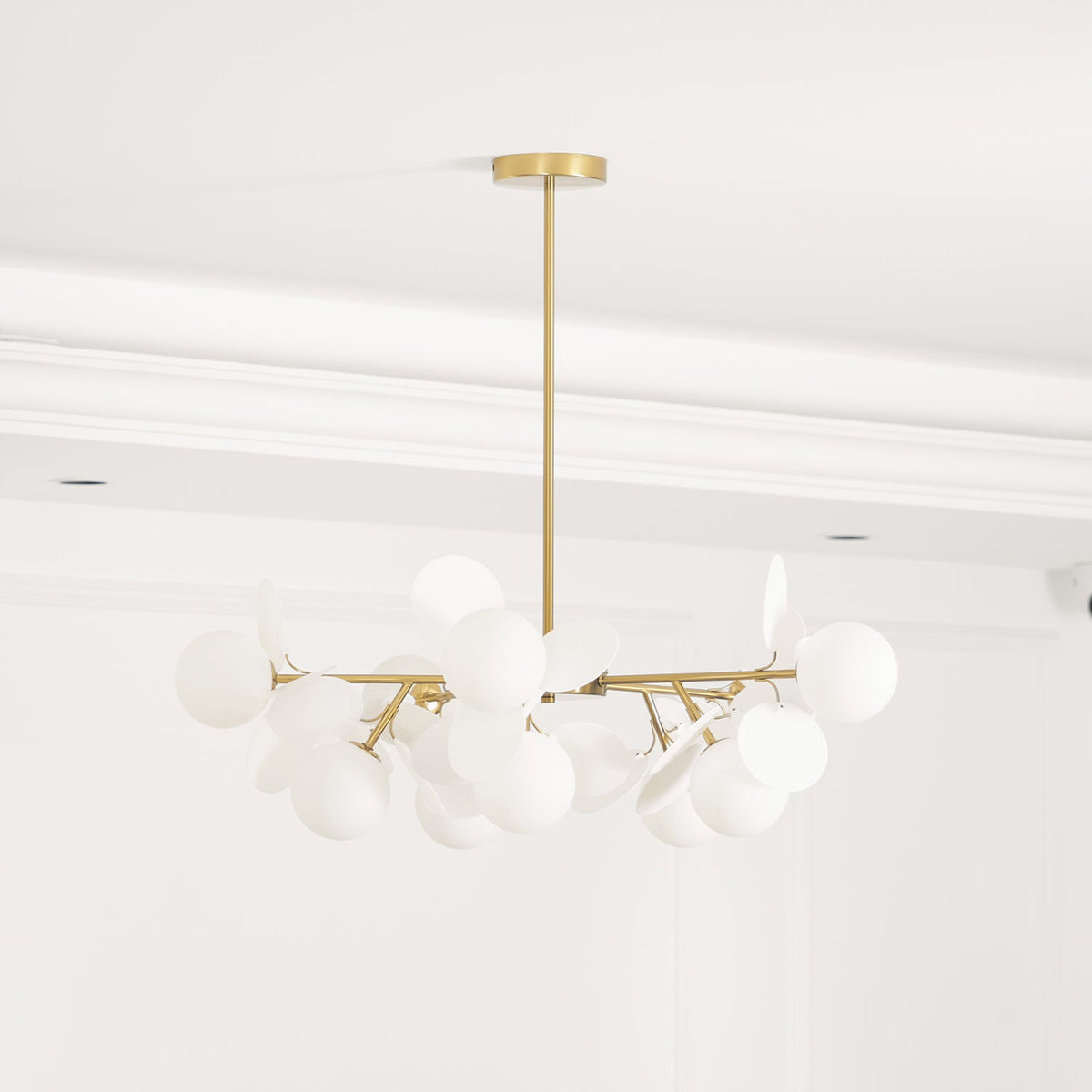 Lampadario Albero Bianco