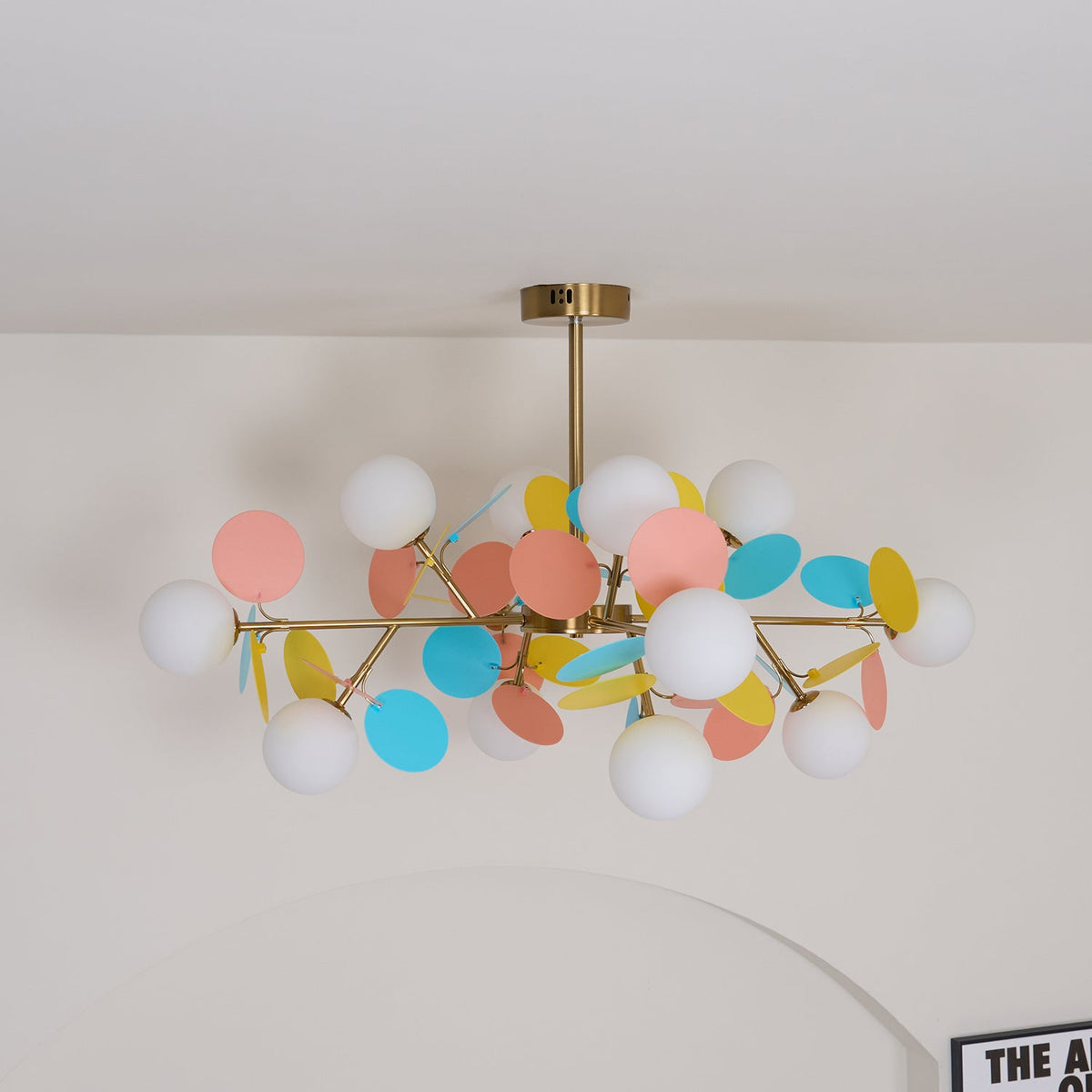 Lampadario Albero Bianco