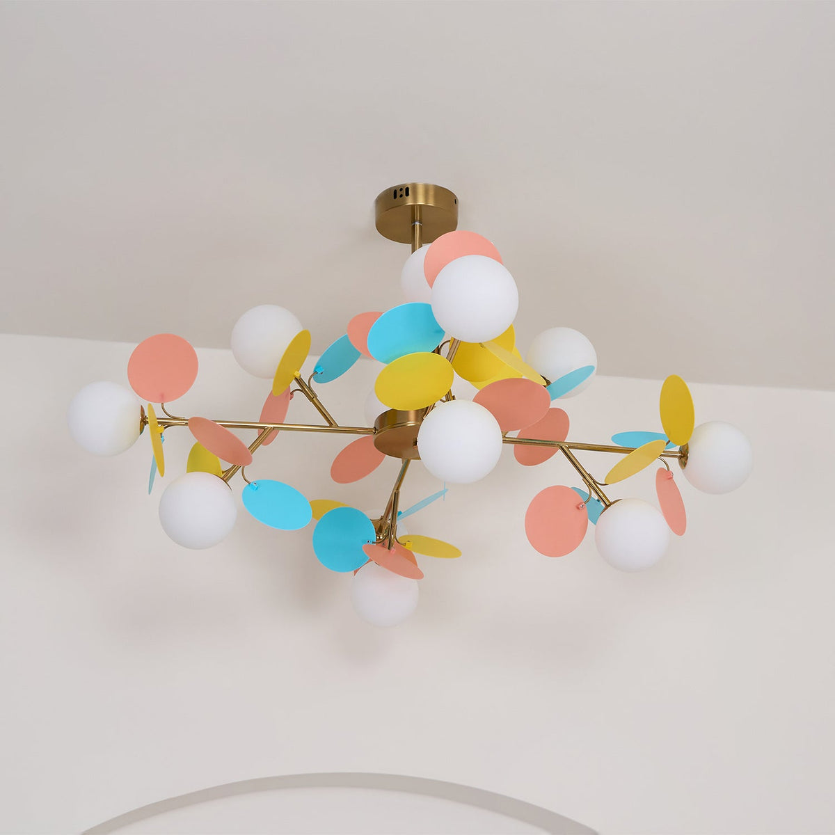 Lampadario Albero Bianco