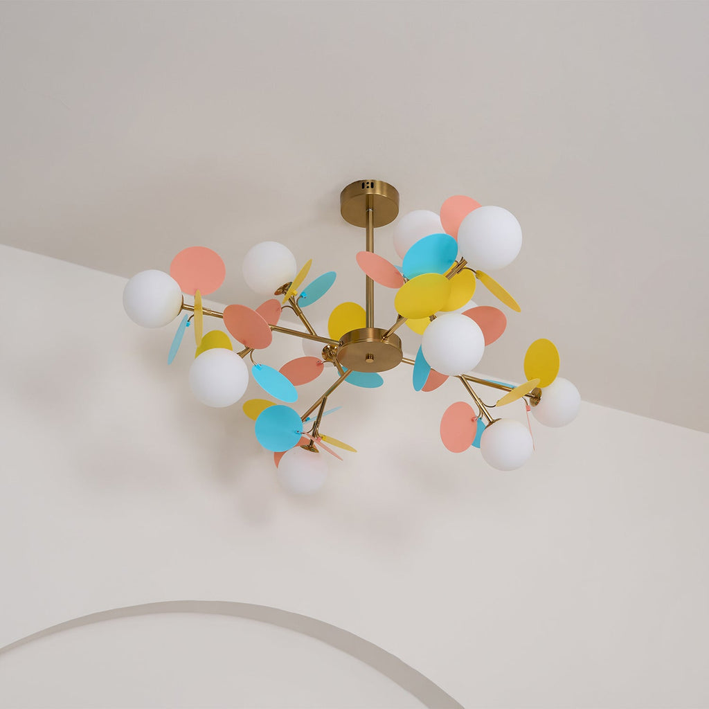 Lampadario Albero Bianco