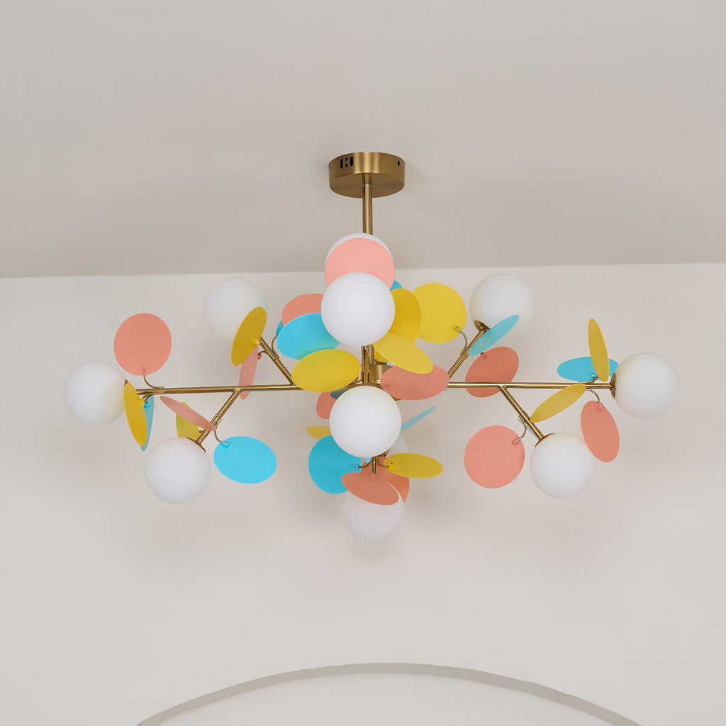 Lampadario Albero Bianco