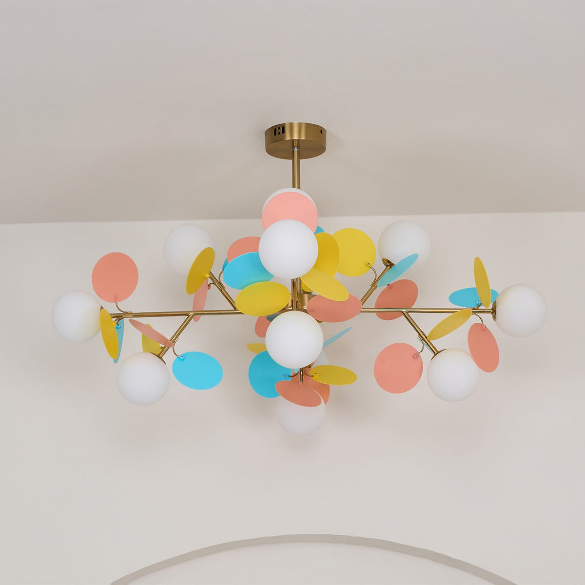 Lampadario Albero Bianco