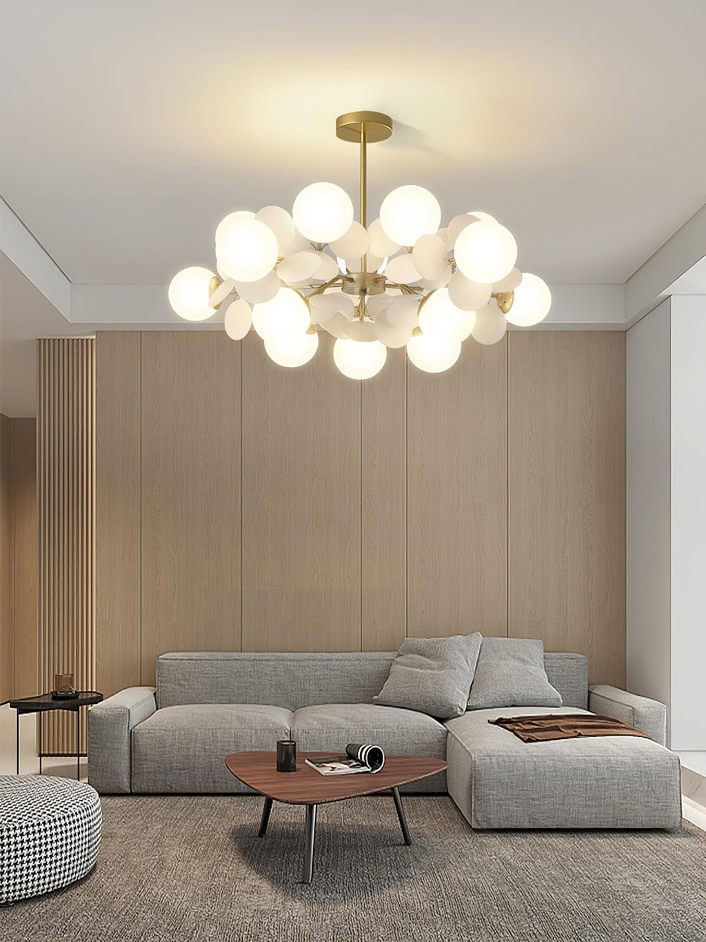 Lampadario Albero Bianco