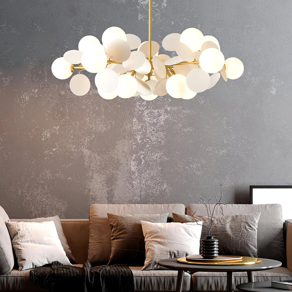 Lampadario Albero Bianco