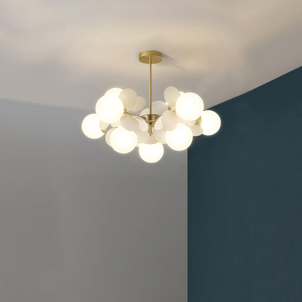 Lampadario Albero Bianco