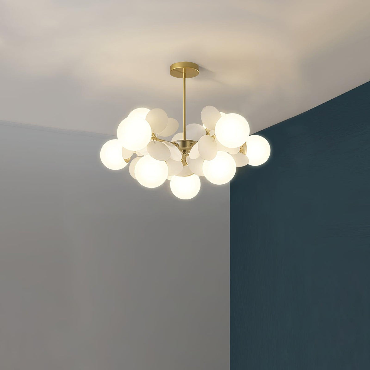 Lampadario Albero Bianco