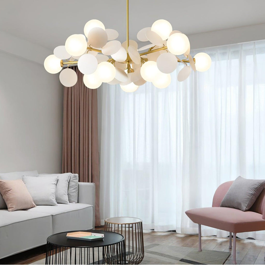 Lampadario Albero Bianco