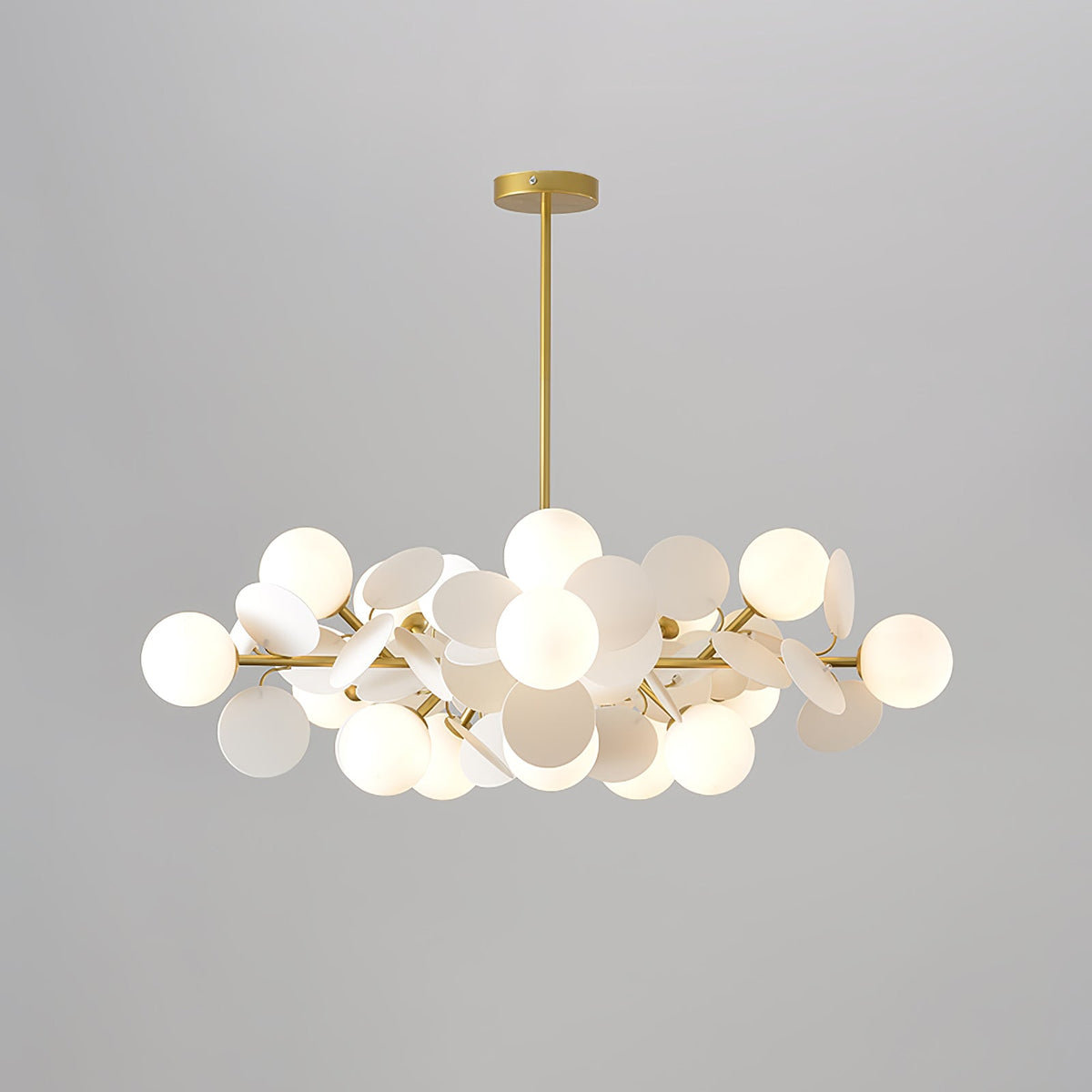 Lampadario Albero Bianco