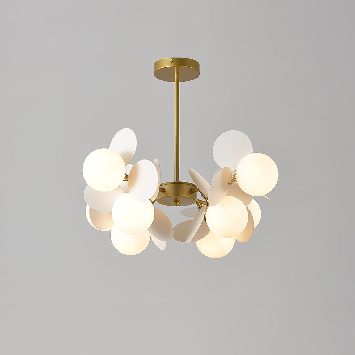 Lampadario Albero Bianco