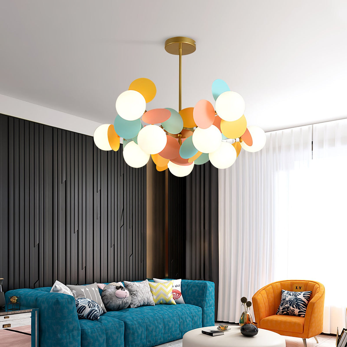 Lampadario Albero Bianco