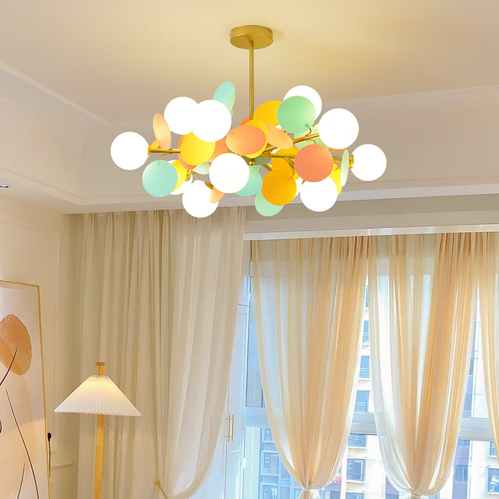Lampadario Albero Bianco