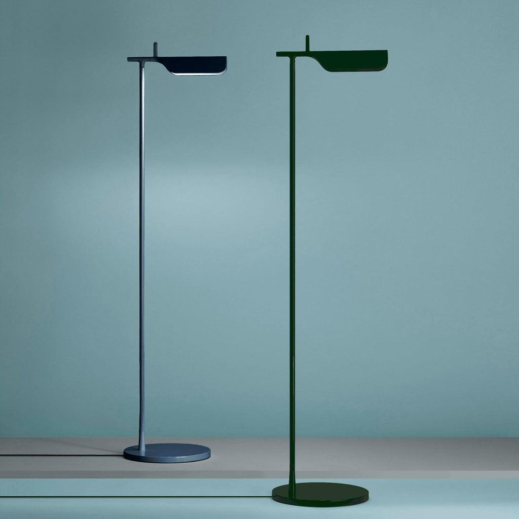 Olivya Lampada da Terra – Metallo & Acrilico – Nero – 160 cm – Lampada da Lettura Regolabile per il Soggiorno