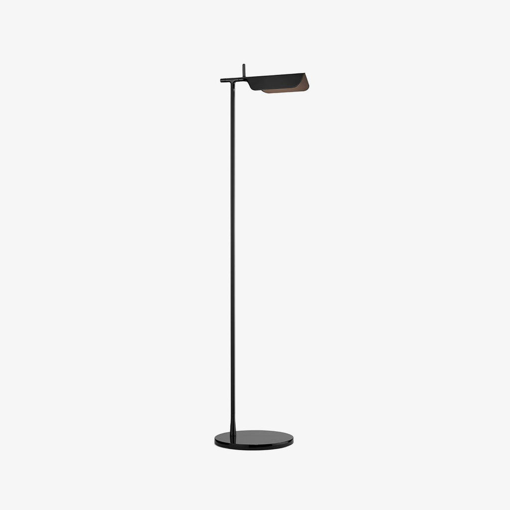 Olivya Lampada da Terra – Metallo & Acrilico – Nero – 160 cm – Lampada da Lettura Regolabile per il Soggiorno
