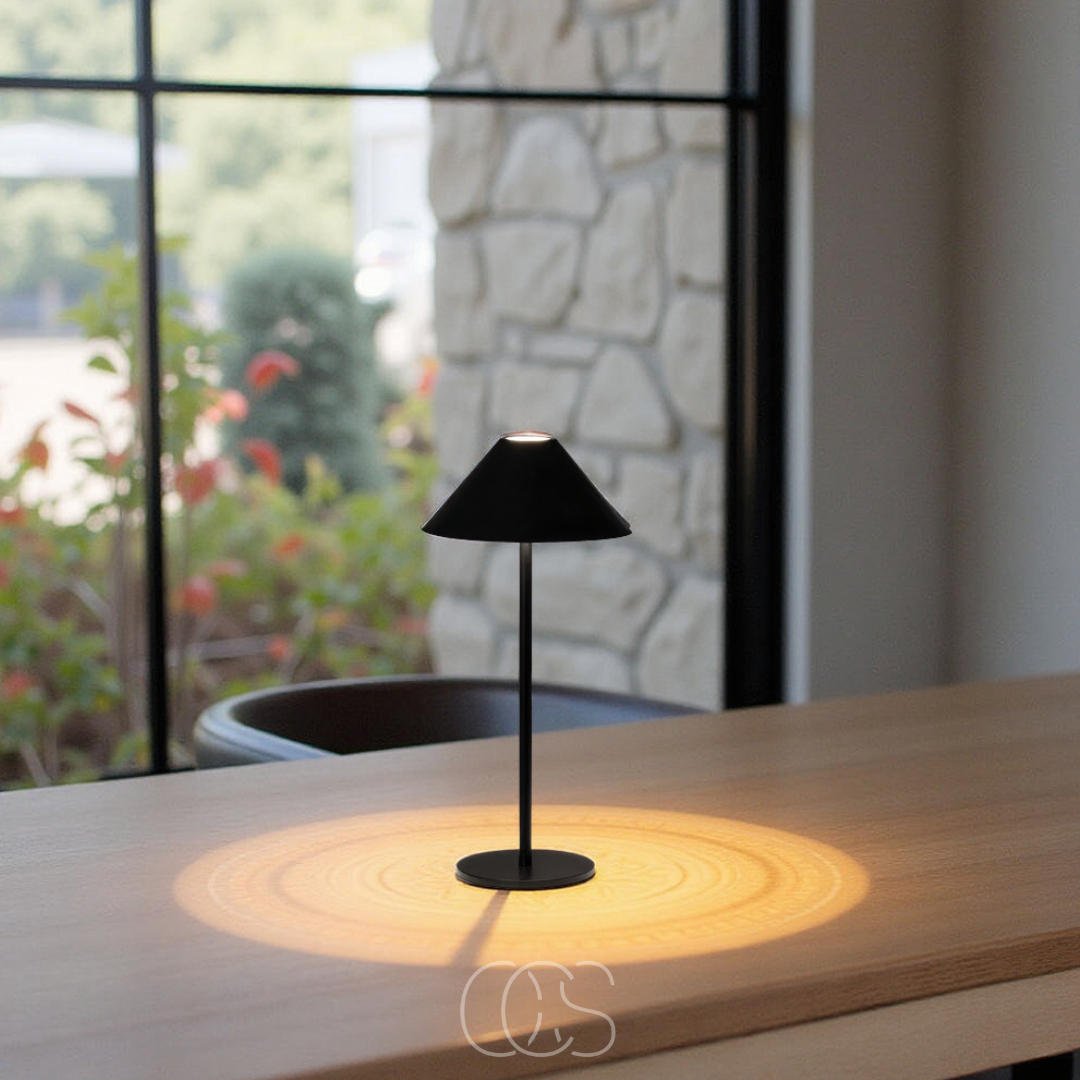 OCS - Lampada da Tavolo Wireless Luxe - Lantern Touch Dimmabile LED