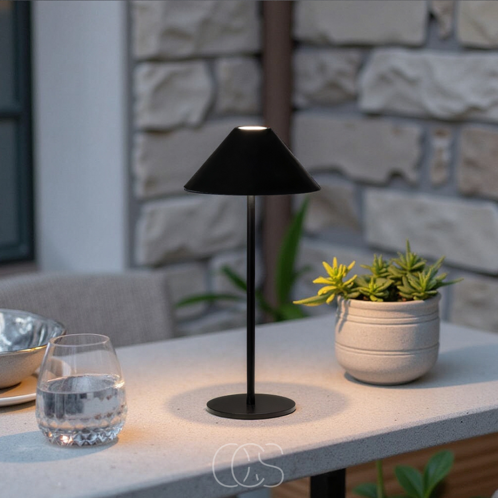 OCS - Lampada da Tavolo Wireless Luxe - Lantern Touch Dimmabile LED