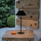 OCS - Lampada da Tavolo Wireless Luxe - Lantern Touch Dimmabile LED