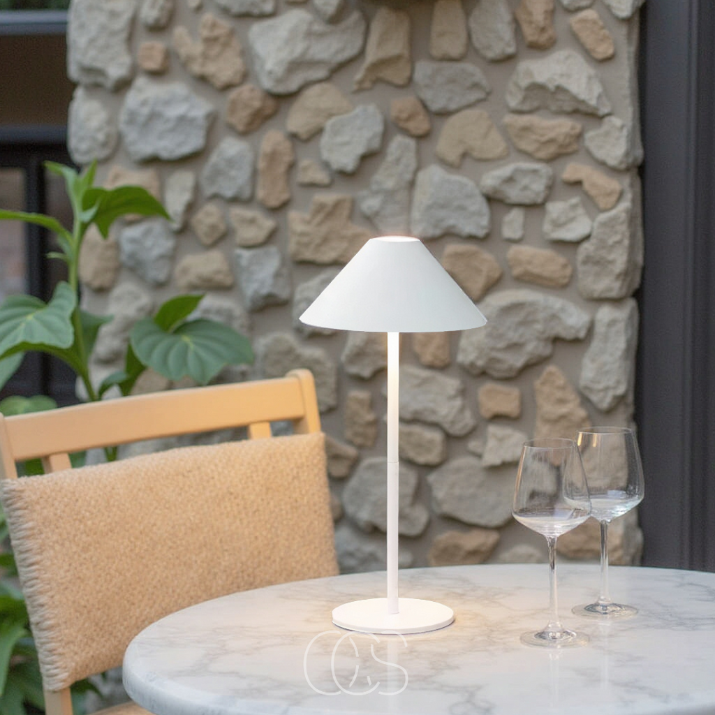 OCS - Lampada da Tavolo Wireless Luxe - Lantern Touch Dimmabile LED