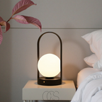 OCS - Lampada da Tavolo a Forma Sferica - Lampada Notturna LED Senza Fili