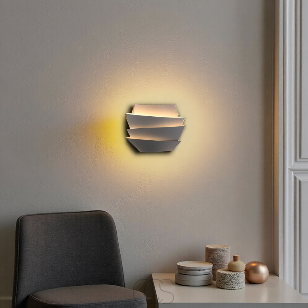 OCS - Applique con doppio punto luce – Design scandinavo e atmosfera calda