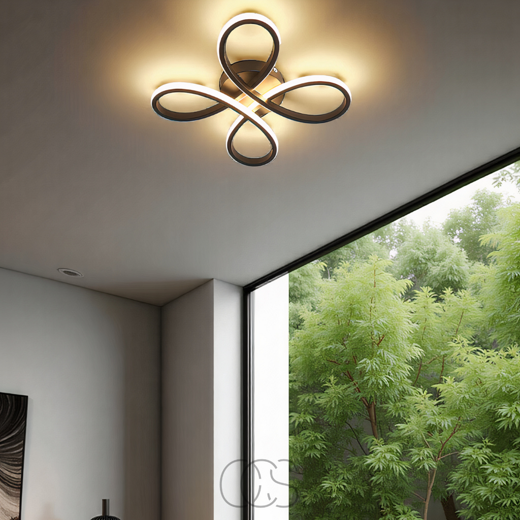 OCS – Lampada a soffitto LED Klaver – Design moderno con funzione di dimmerazione atmosferica