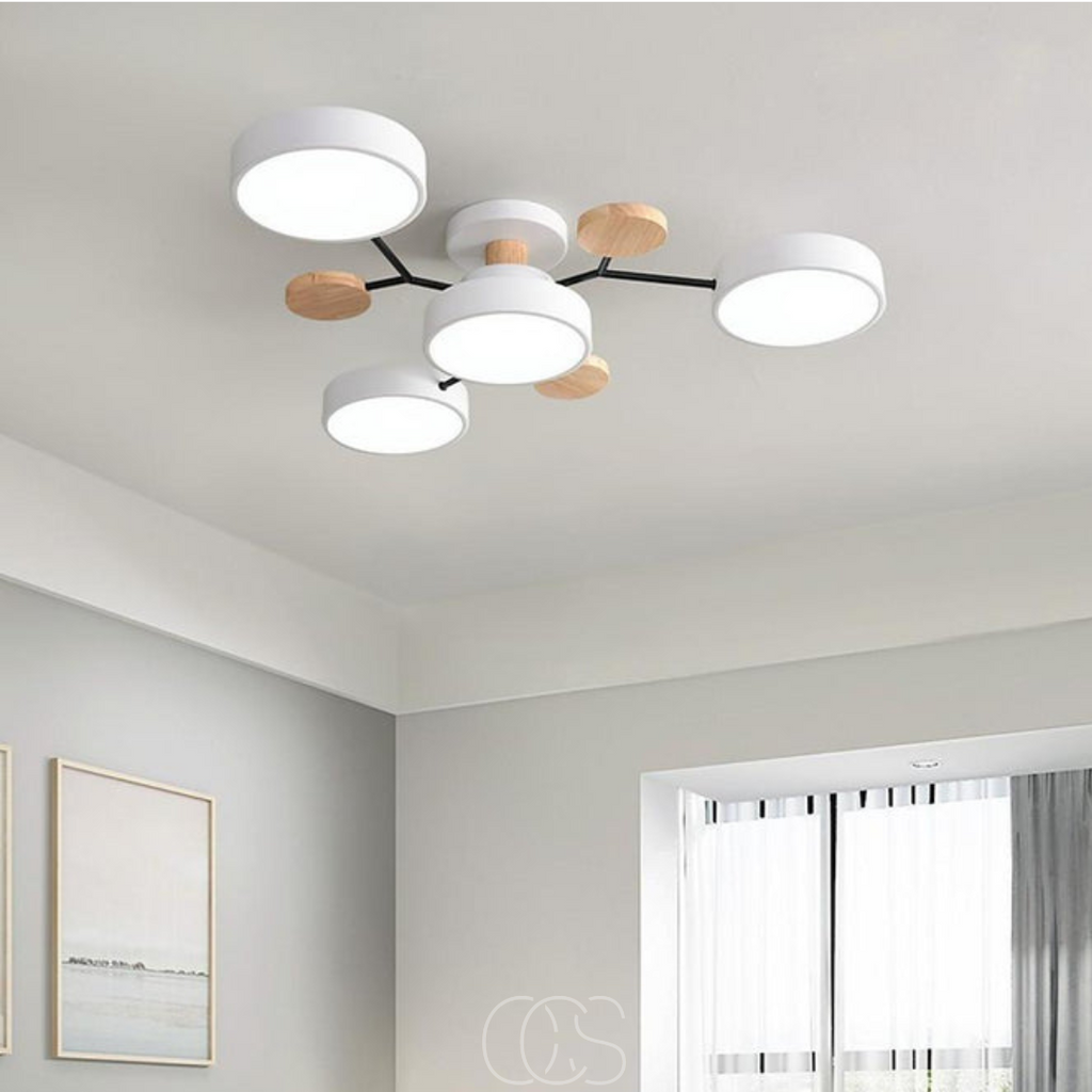 OCS - Lampada da soffitto LED Metallo Macaron