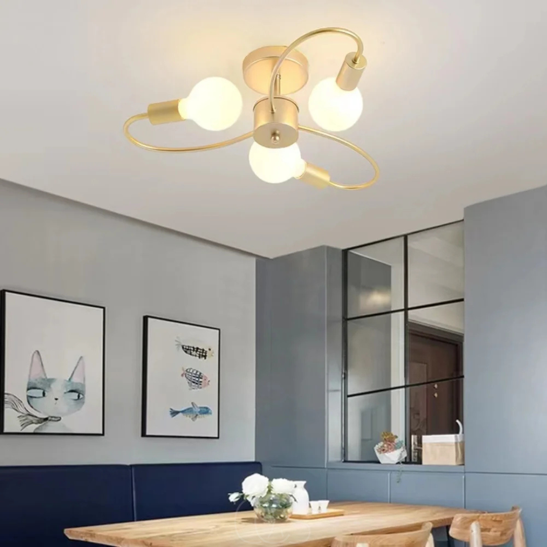 OCS - Lampada da soffitto con 3 sfere intrecciate – Design moderno